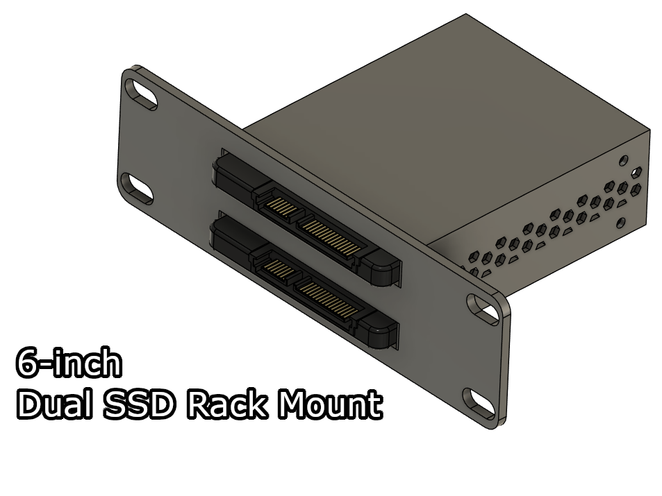 6-inch Dual SSD Rack Mount