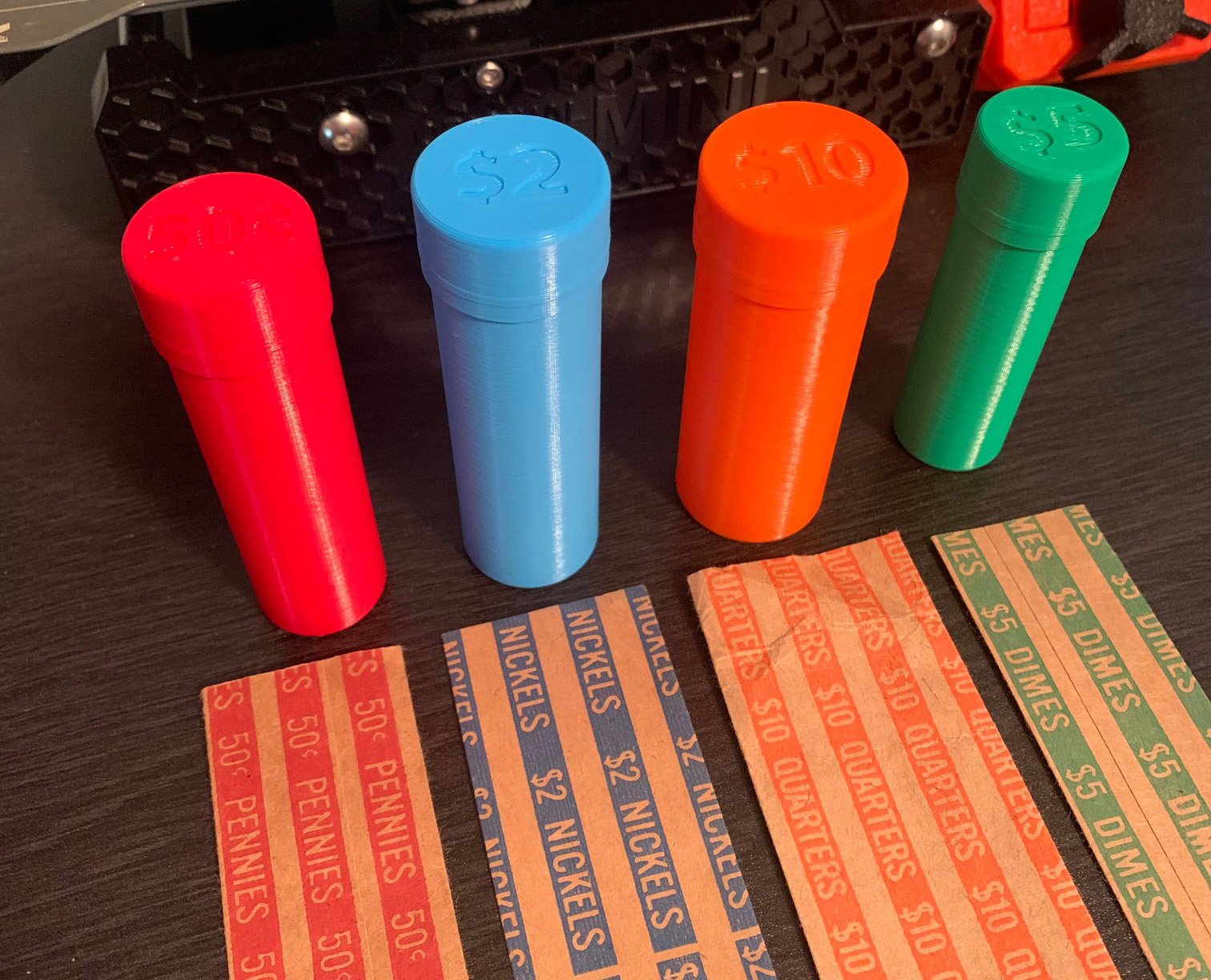 Simple US Coin Tubes