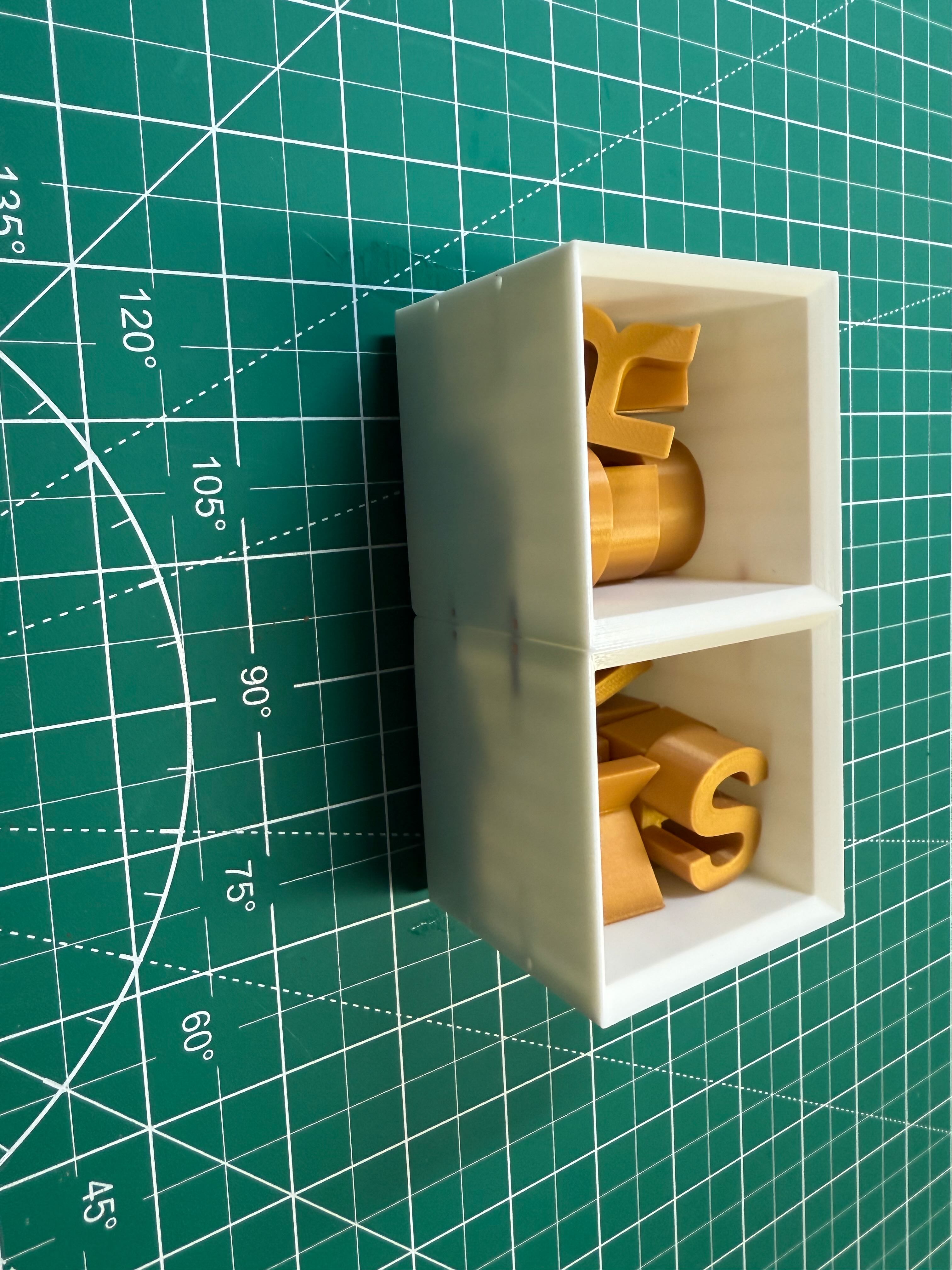 Miniatura 3 do modelo 3D Filament Connectable Stackable Storage Bin