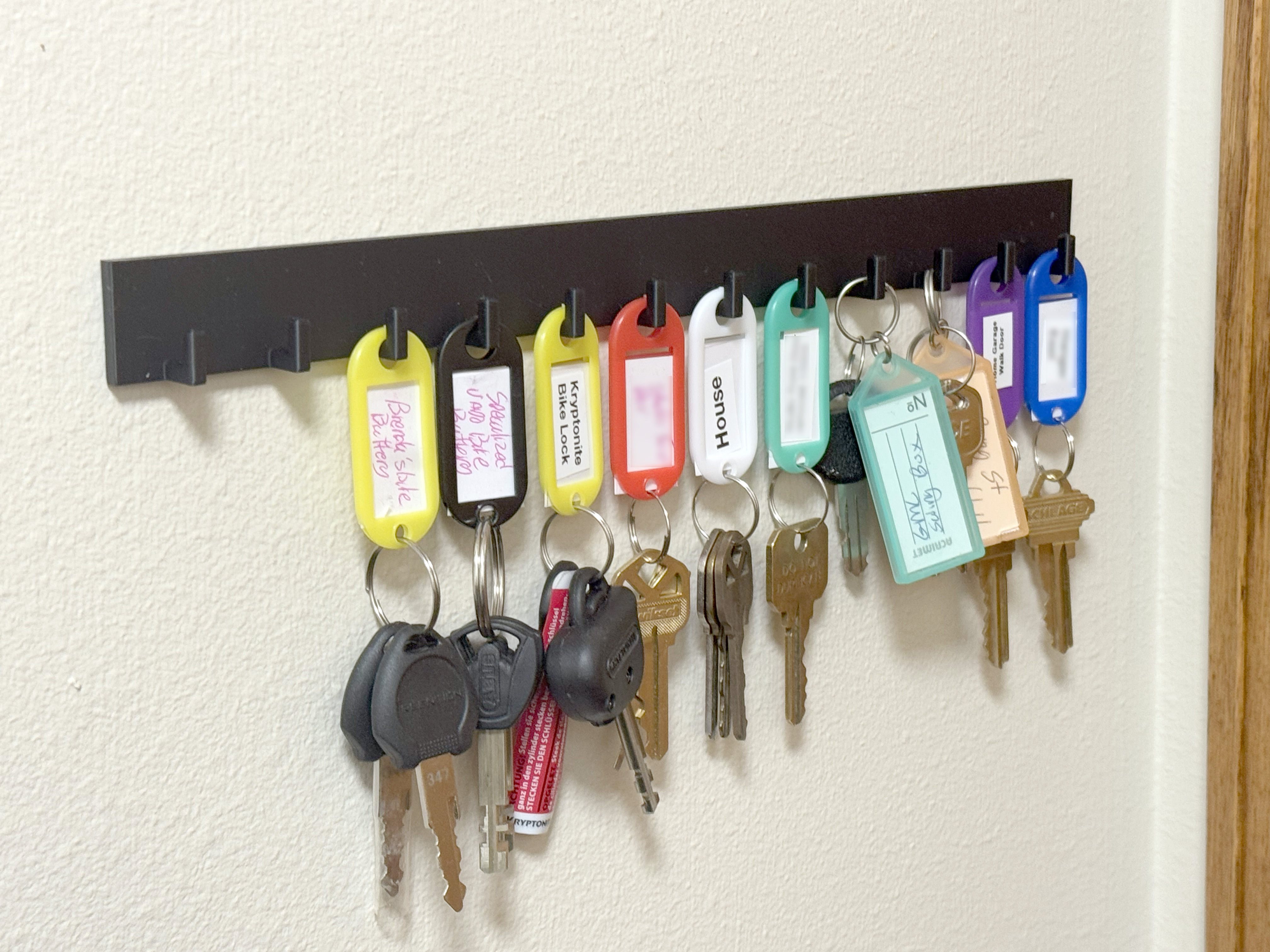 Key Chain Holder Rack Hooks