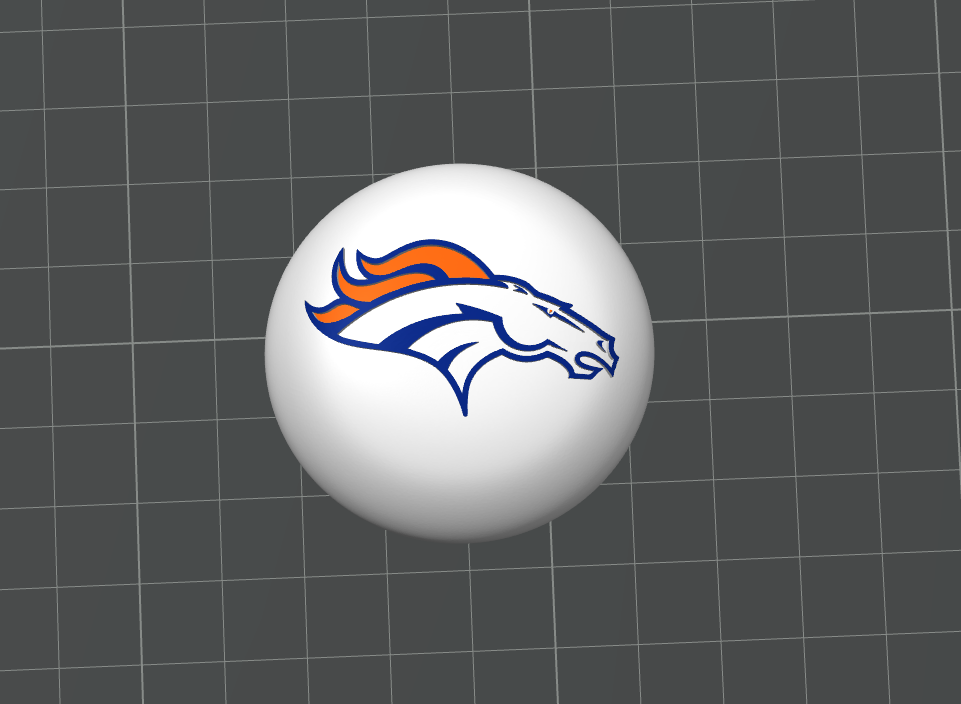 Broncos door knob