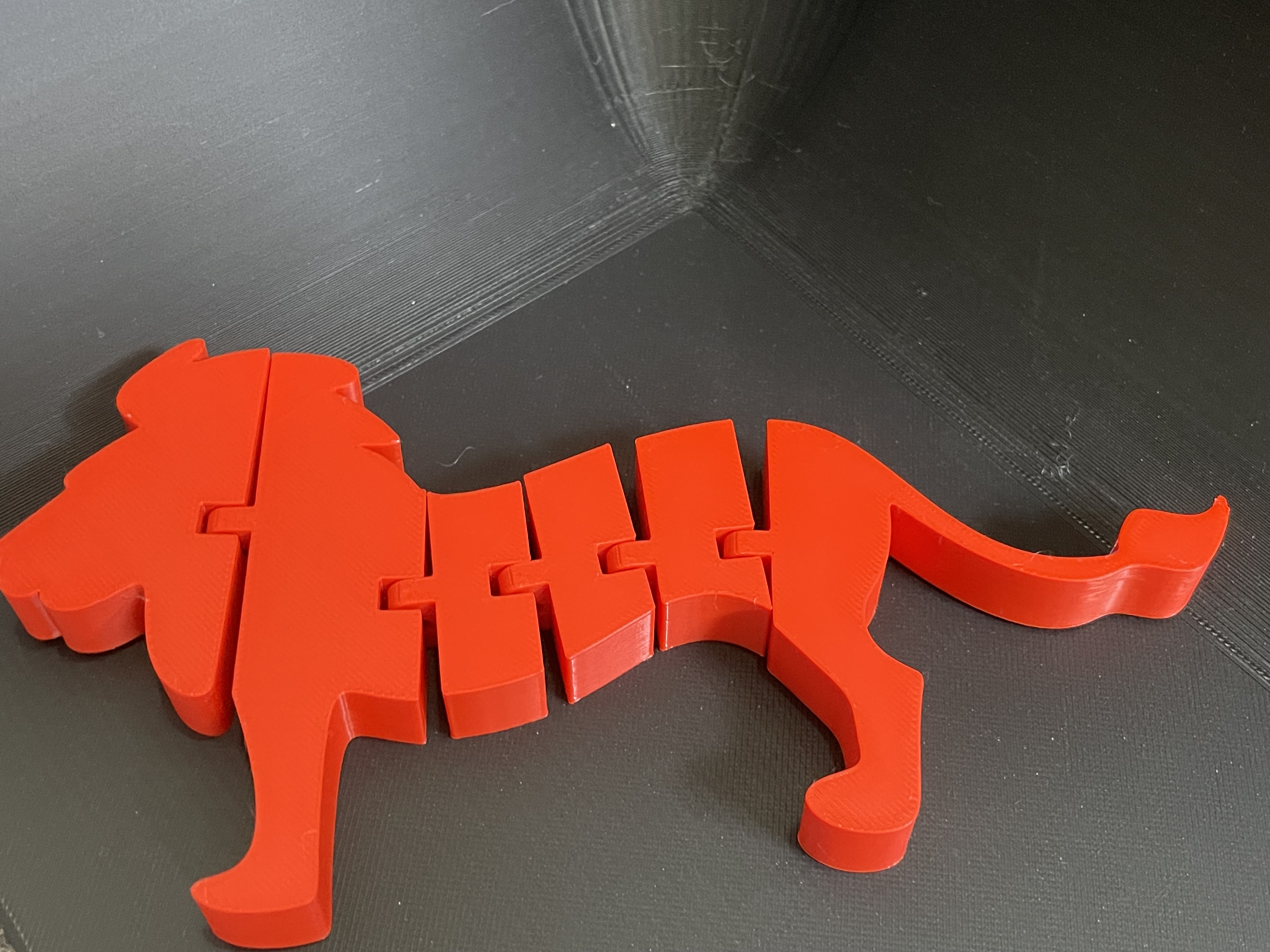 Articulated lion