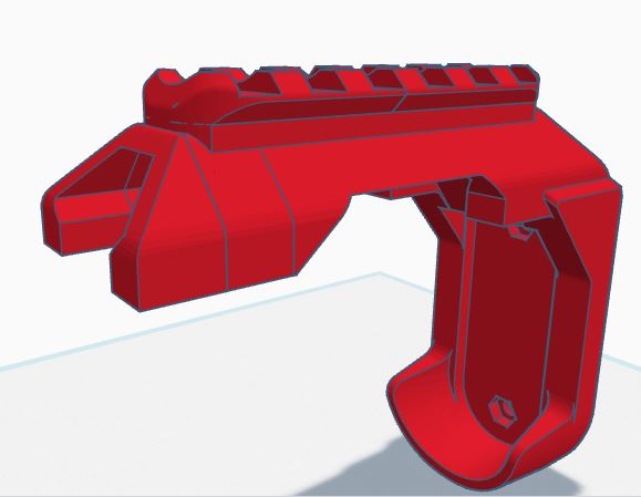 Dart Zone Venom Stock Mounting Point with Sight Mount