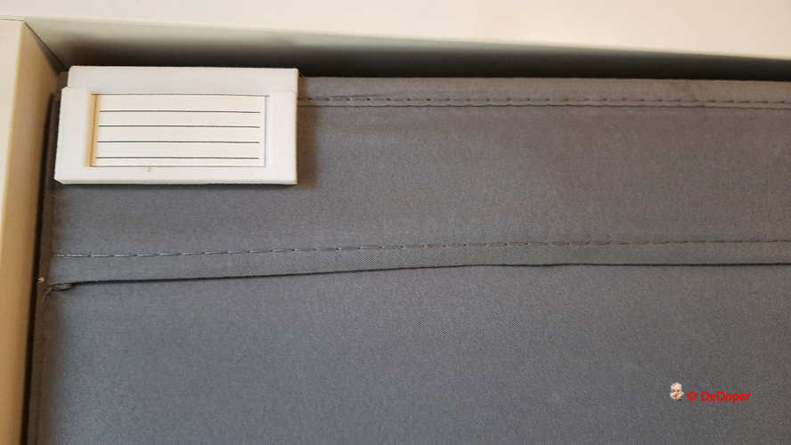 Label holder for Ikea Drona box by Dedoper Download free STL model