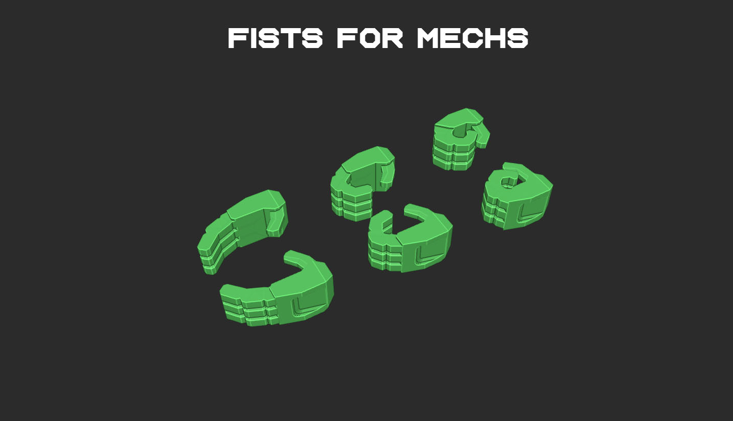 Fists for mechs