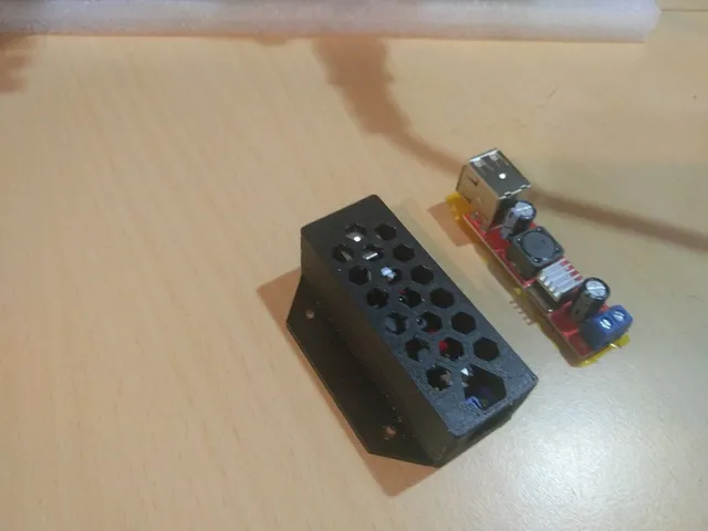 LM2596 dual usb module box