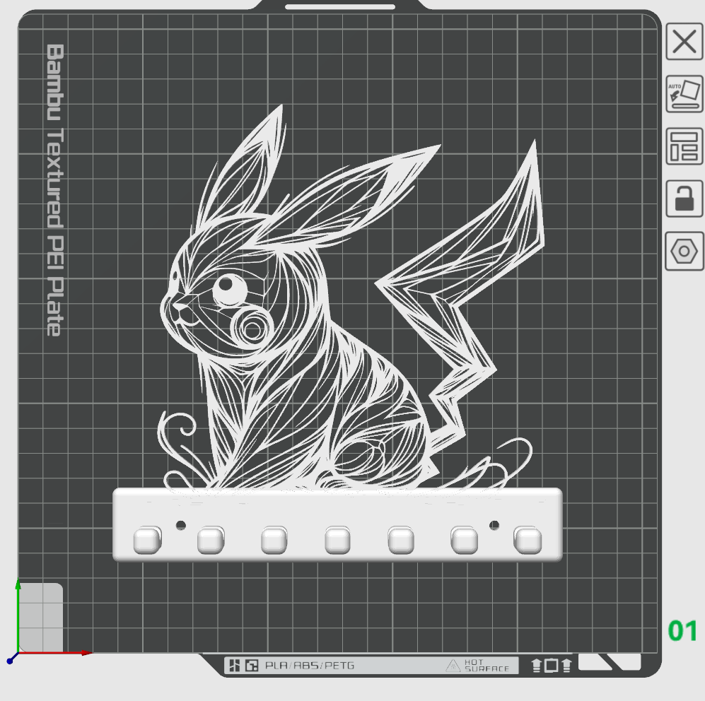 key holder Pika