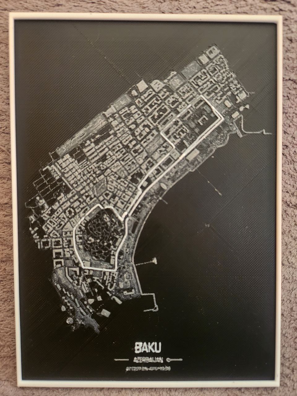 Baku Circuit F1 - HueForge