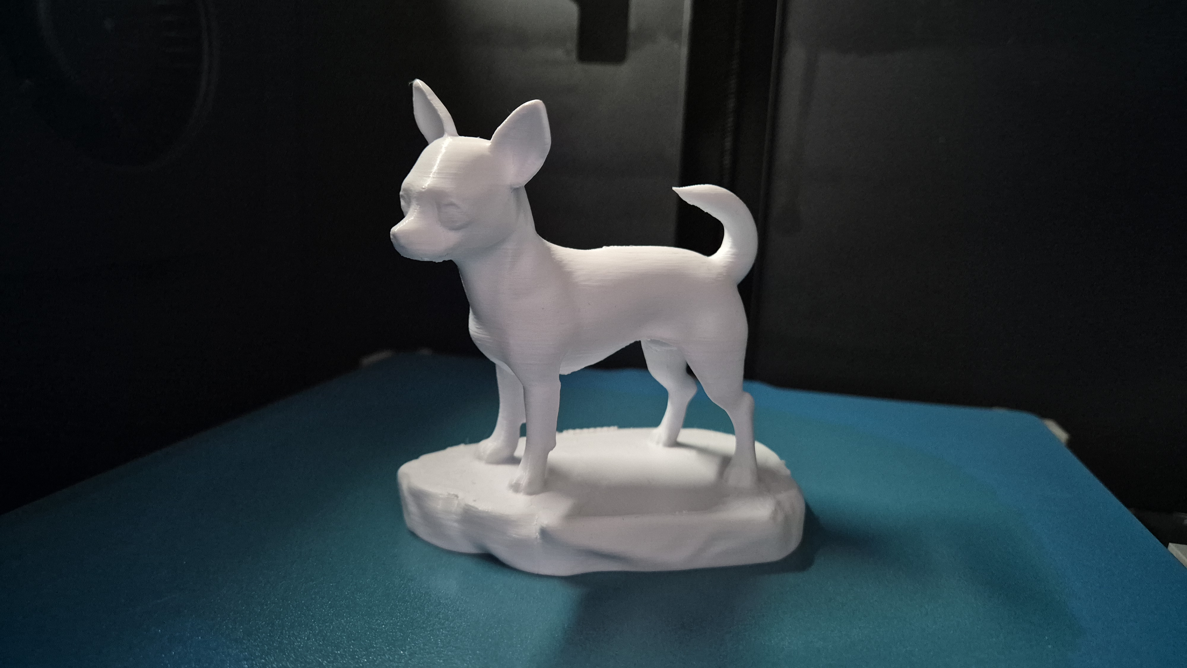 Chihuahua dog statue model