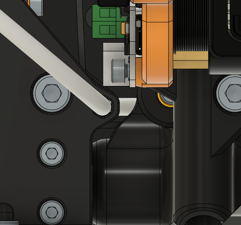 E3NG Bowden guide rear left — thumbnail 3