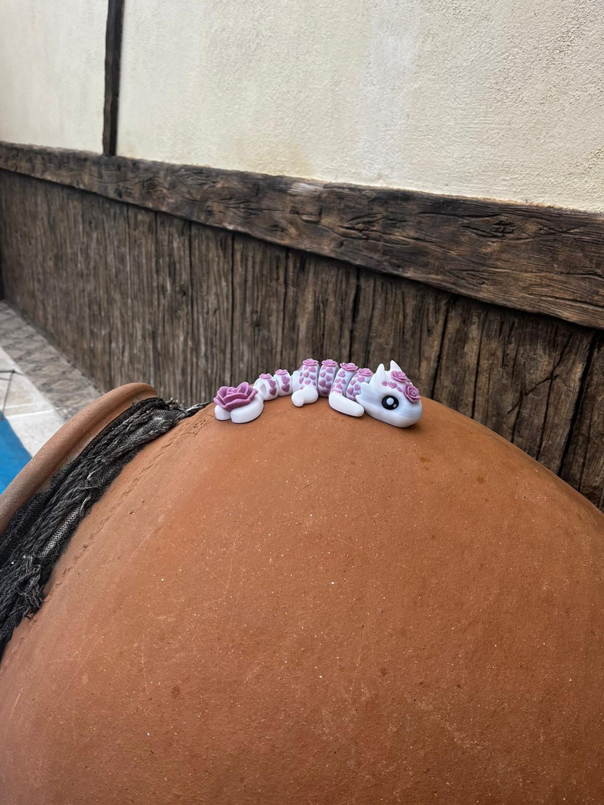 Valentine's Day Baby Dragon