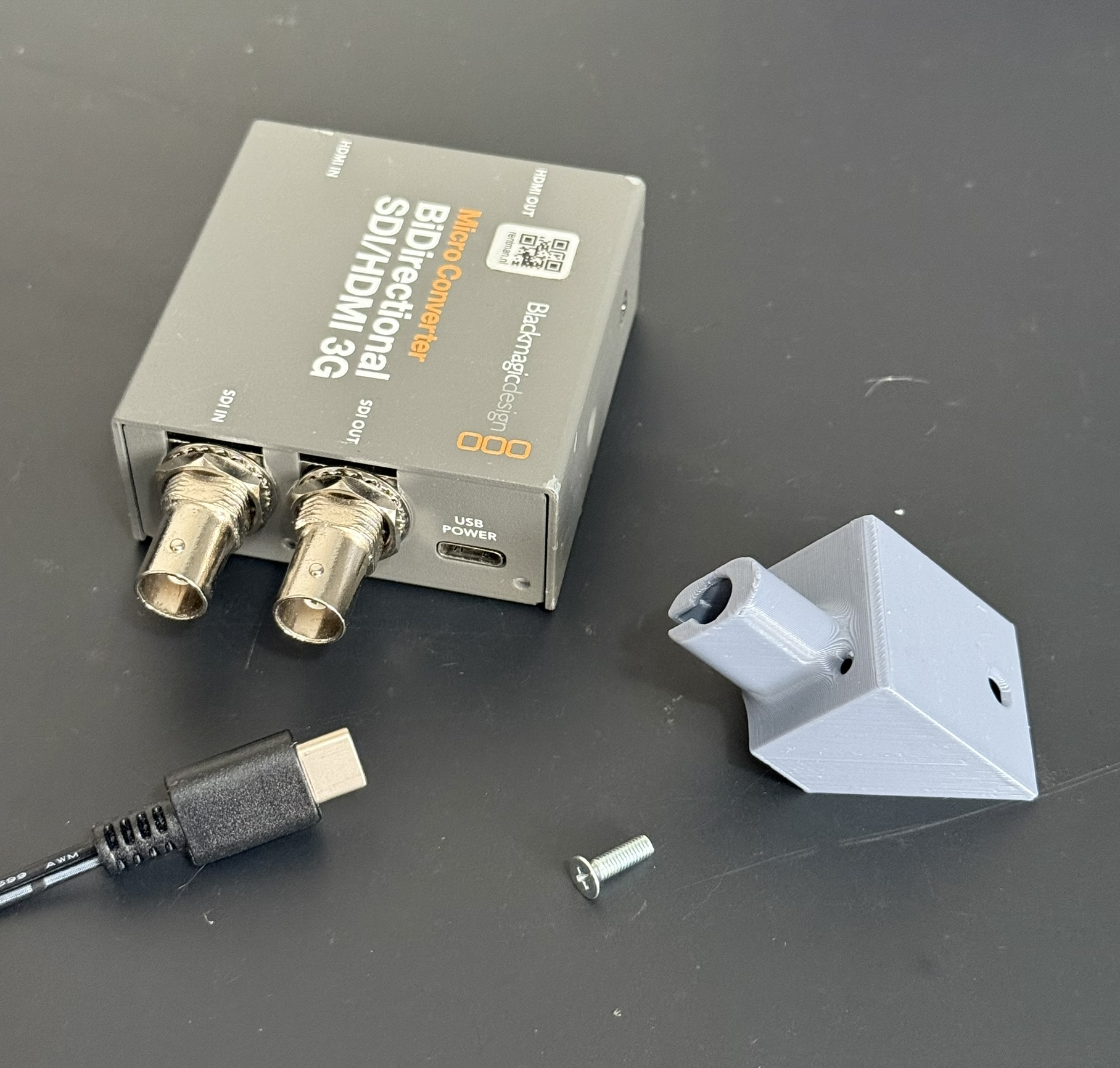 3-Pack - Blackmagic micro and mini converter protectors, for USB and barrel connector — miniatura 3