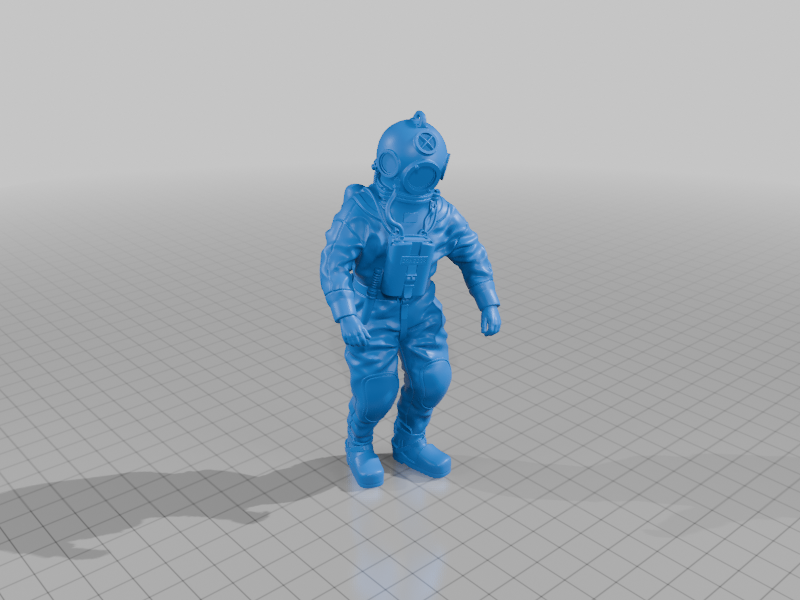 Miniatura 6 do modelo 3D Diver