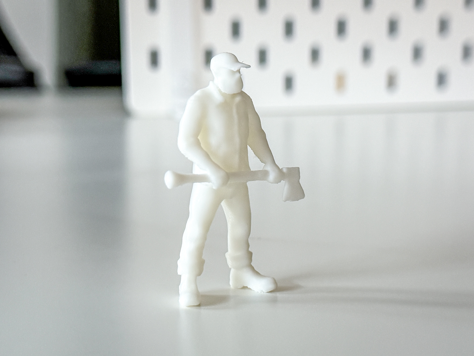 Miniature Man/Lumberjack for your Diorama