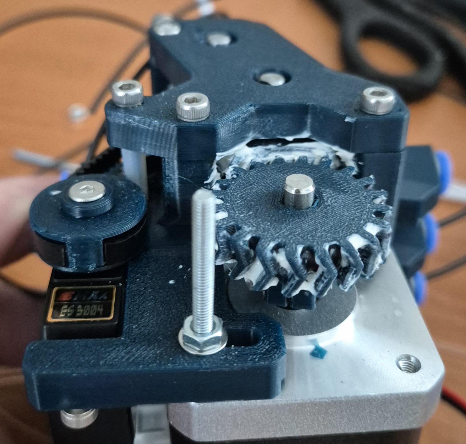 MMU gear cover without logo - belt version 3D model thumbnail