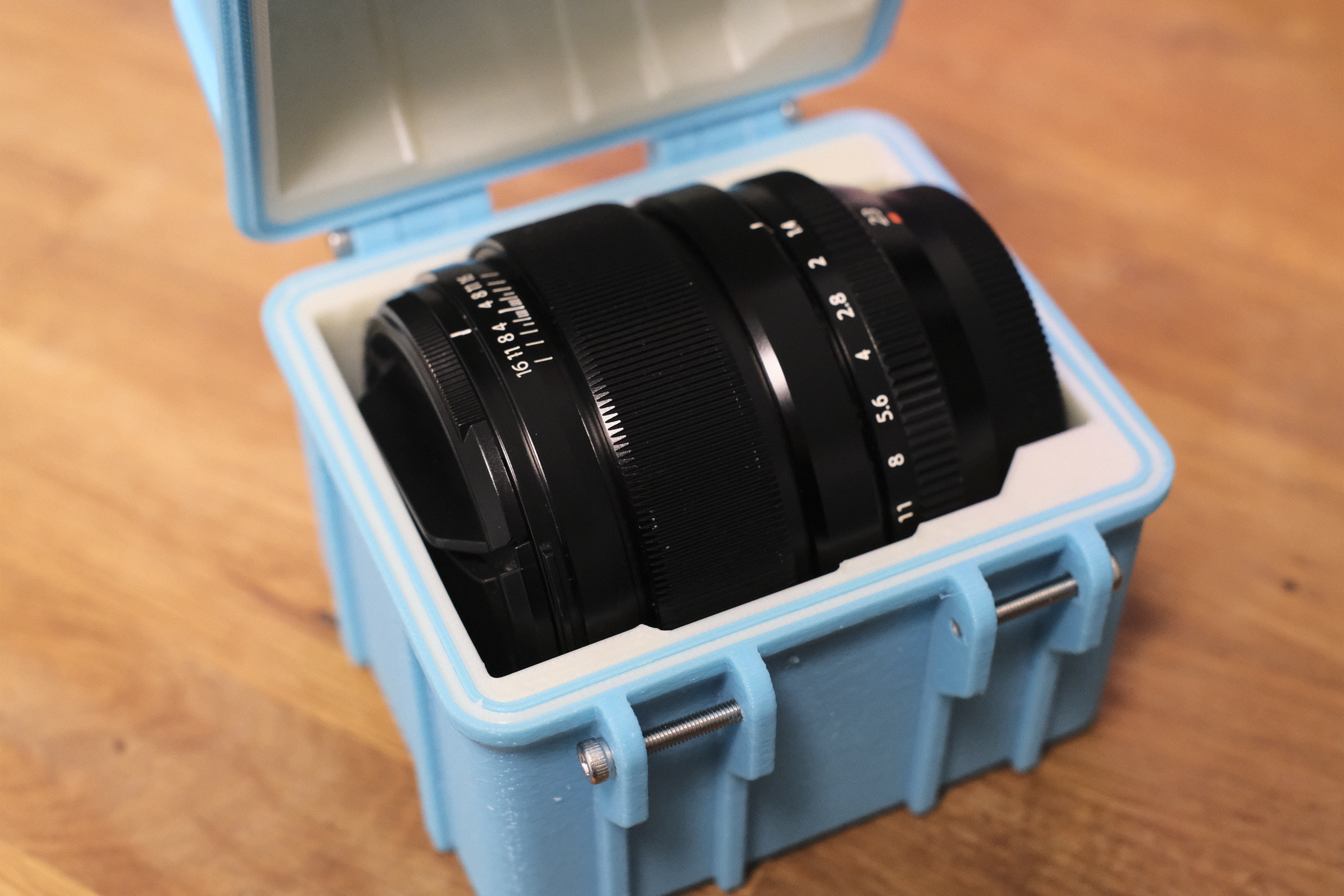 Fujinon XF 23mm F/1.4 R Rugged Box without lens hood 3D model thumbnail