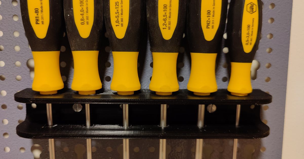 Screwdriver holder by chaoz Download free STL model