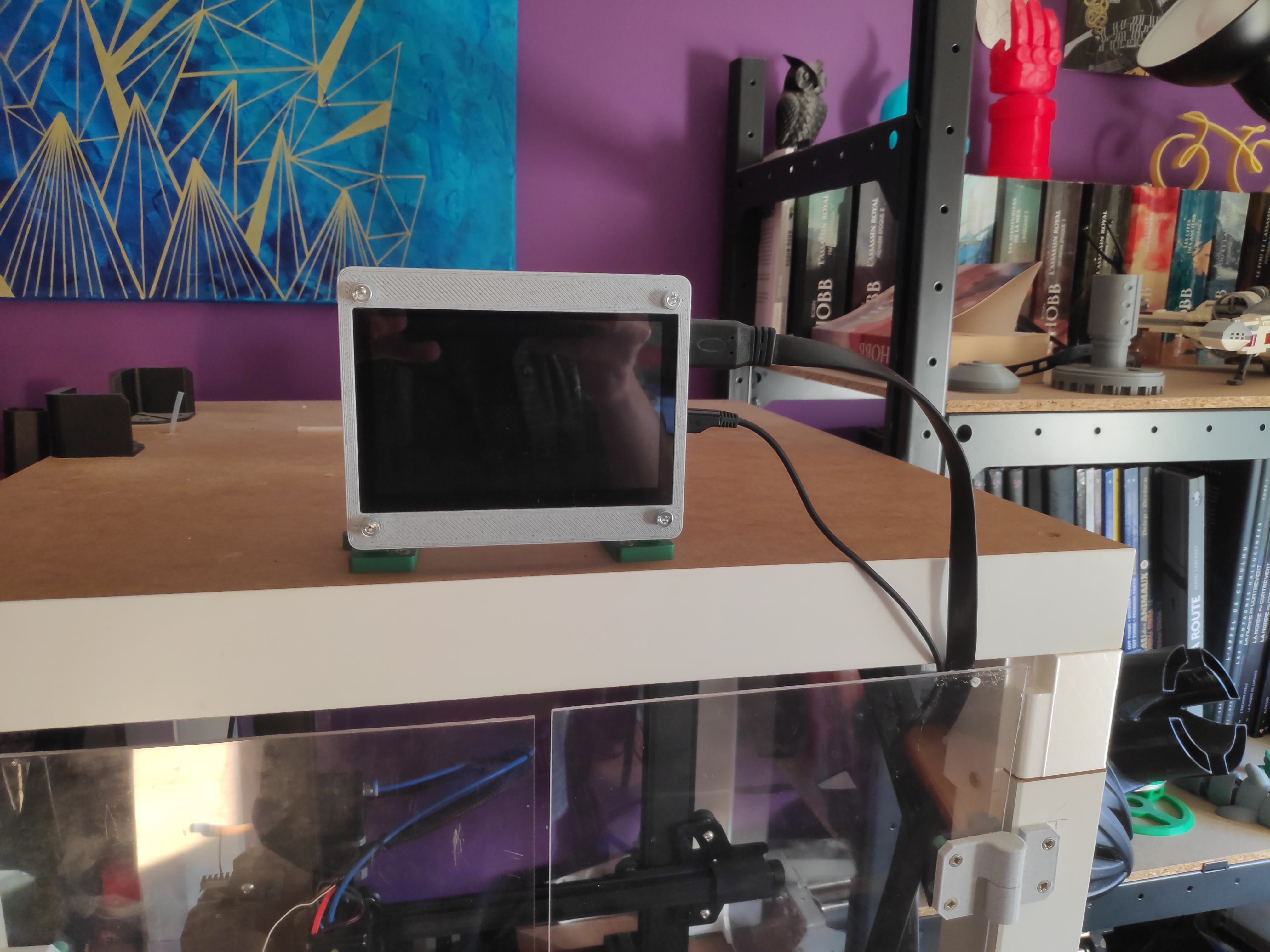 Fixed touchscreen kit for Klipper from Rick Impey's model