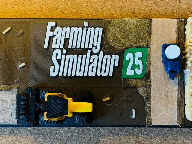 farming simulator 25 wall art miniature