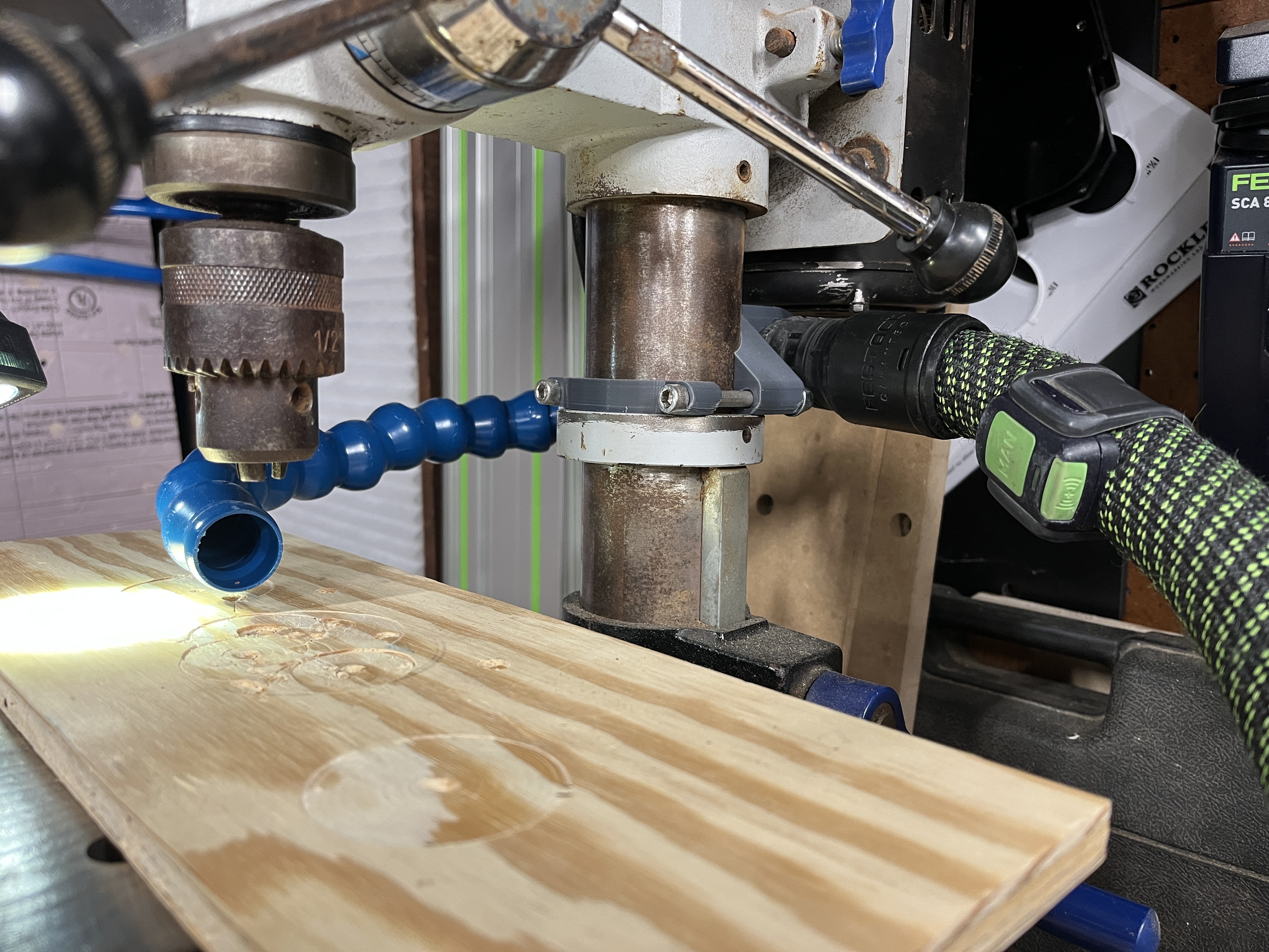 3/4" Loc Line Drill Press Dust Adapter