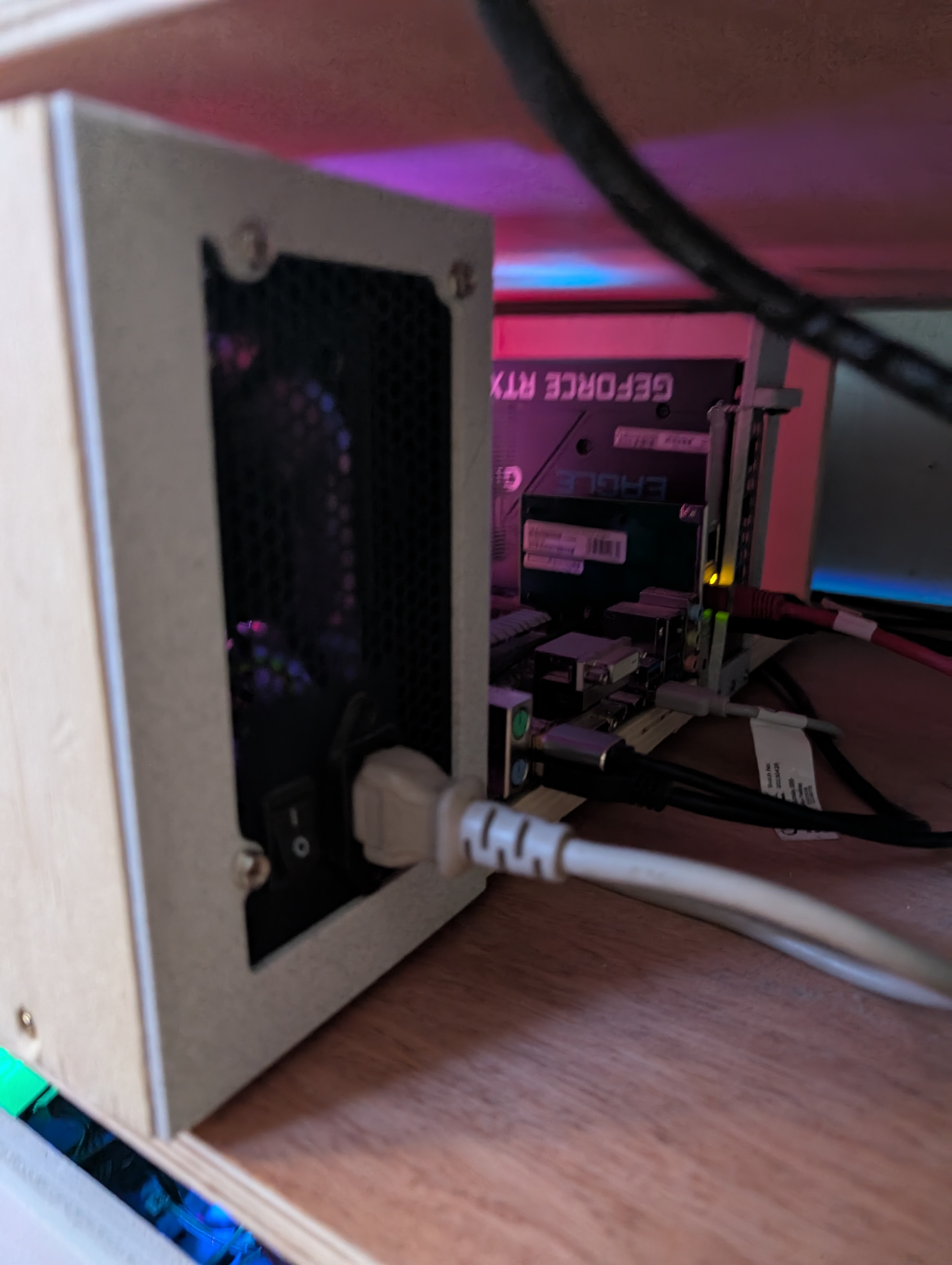 ATX PSU fixation plate