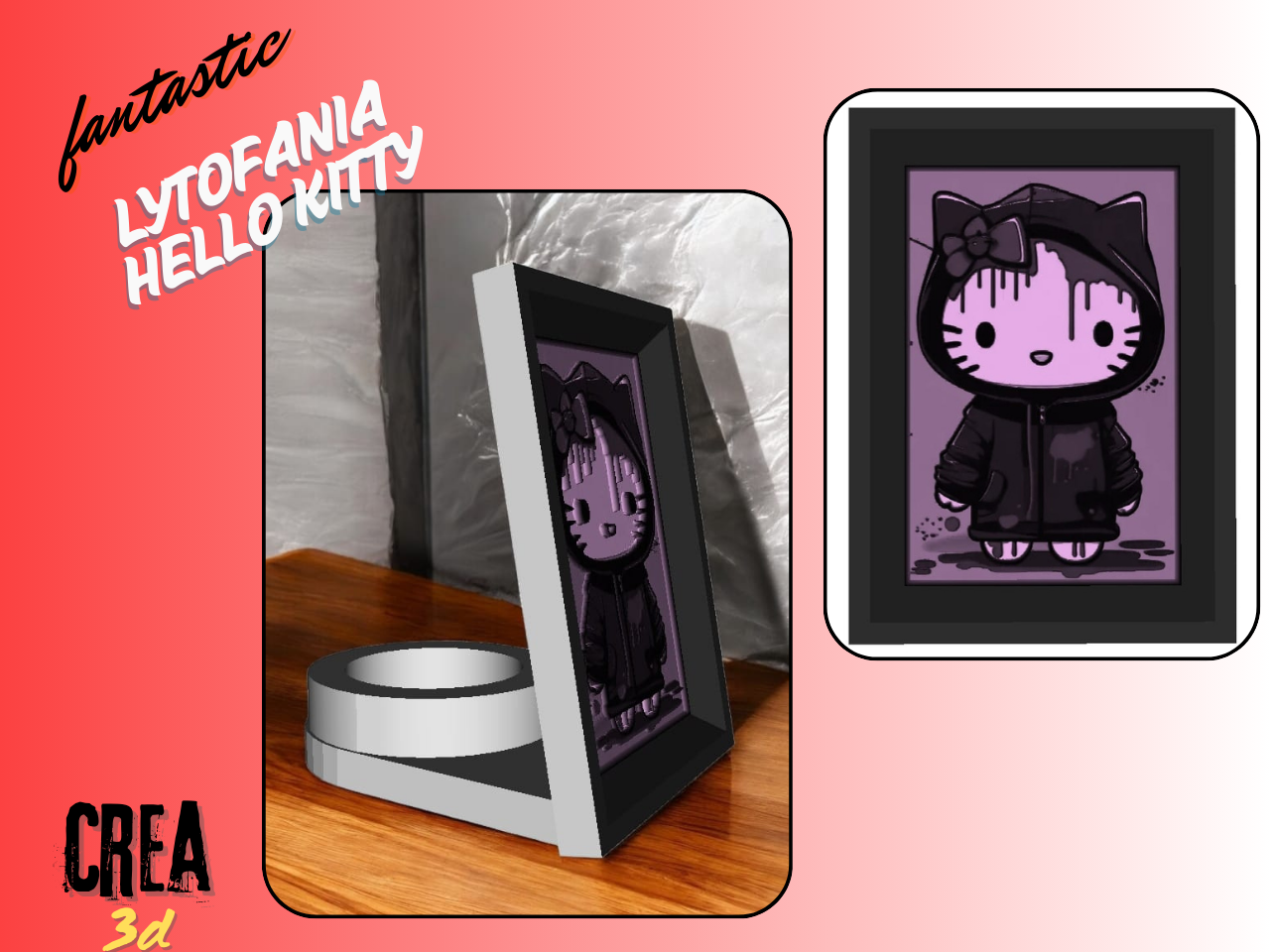 litofania hello kitty