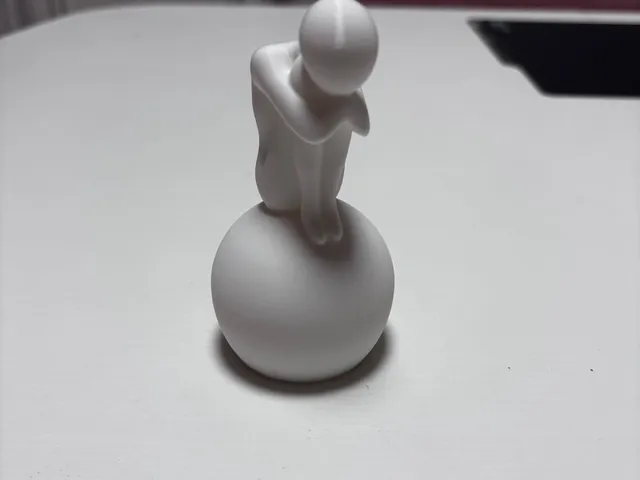 Alone in the world sculpture