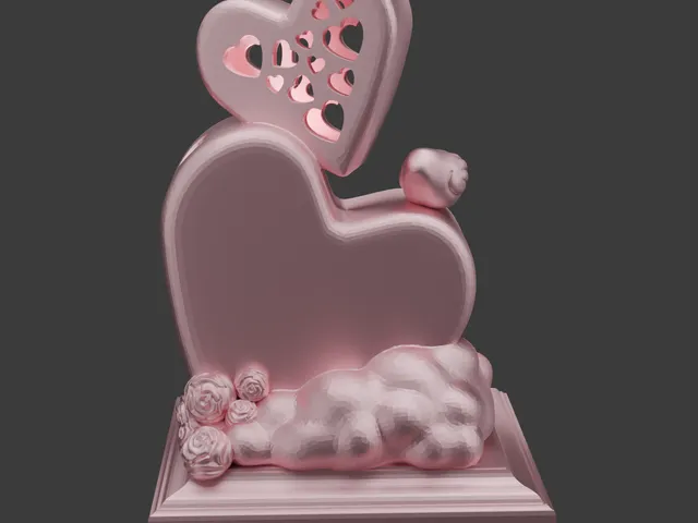 Heart Tower Lamp ver. 2