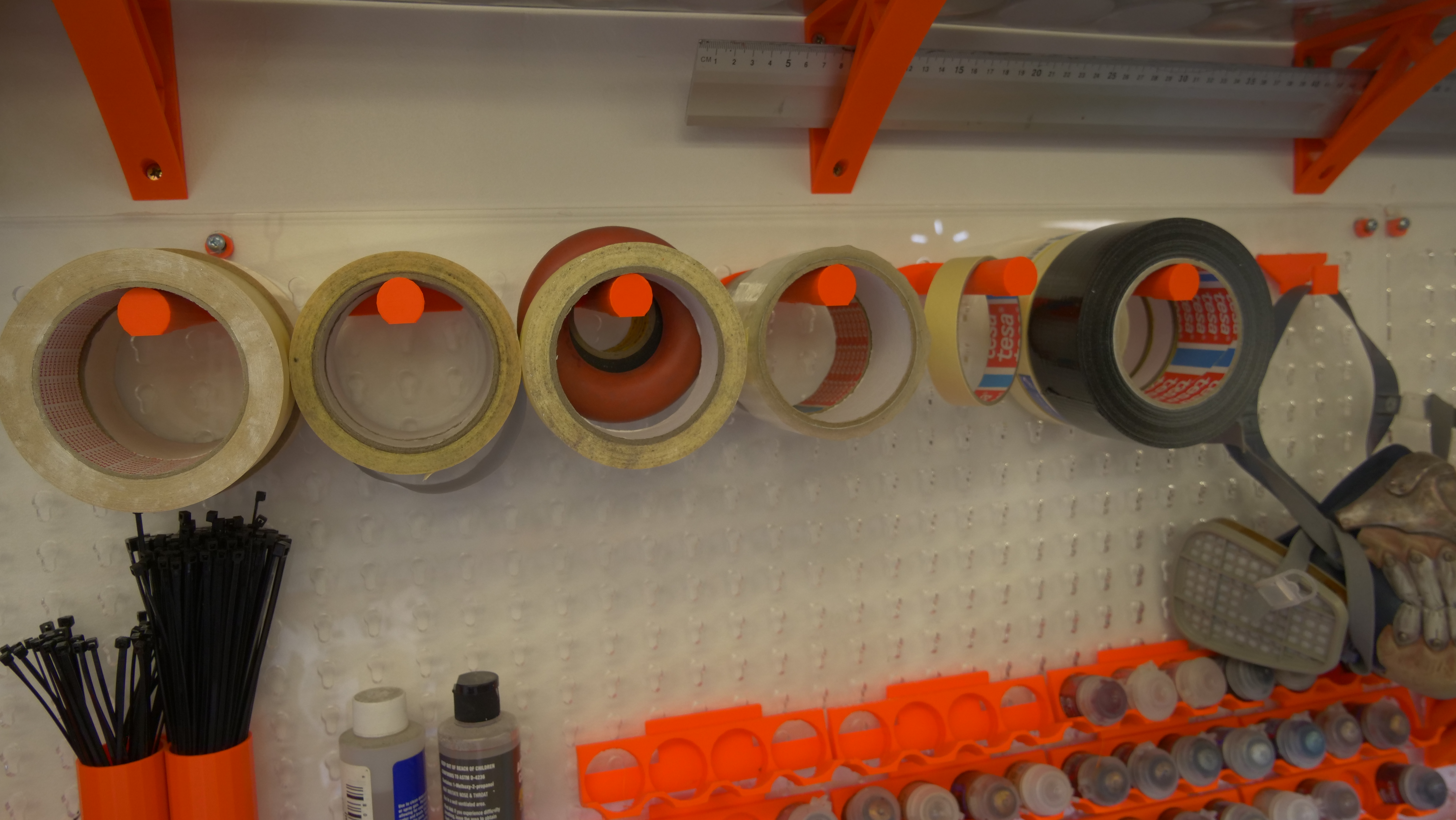Miniatura 4 do modelo 3D Pegboard system hangers
