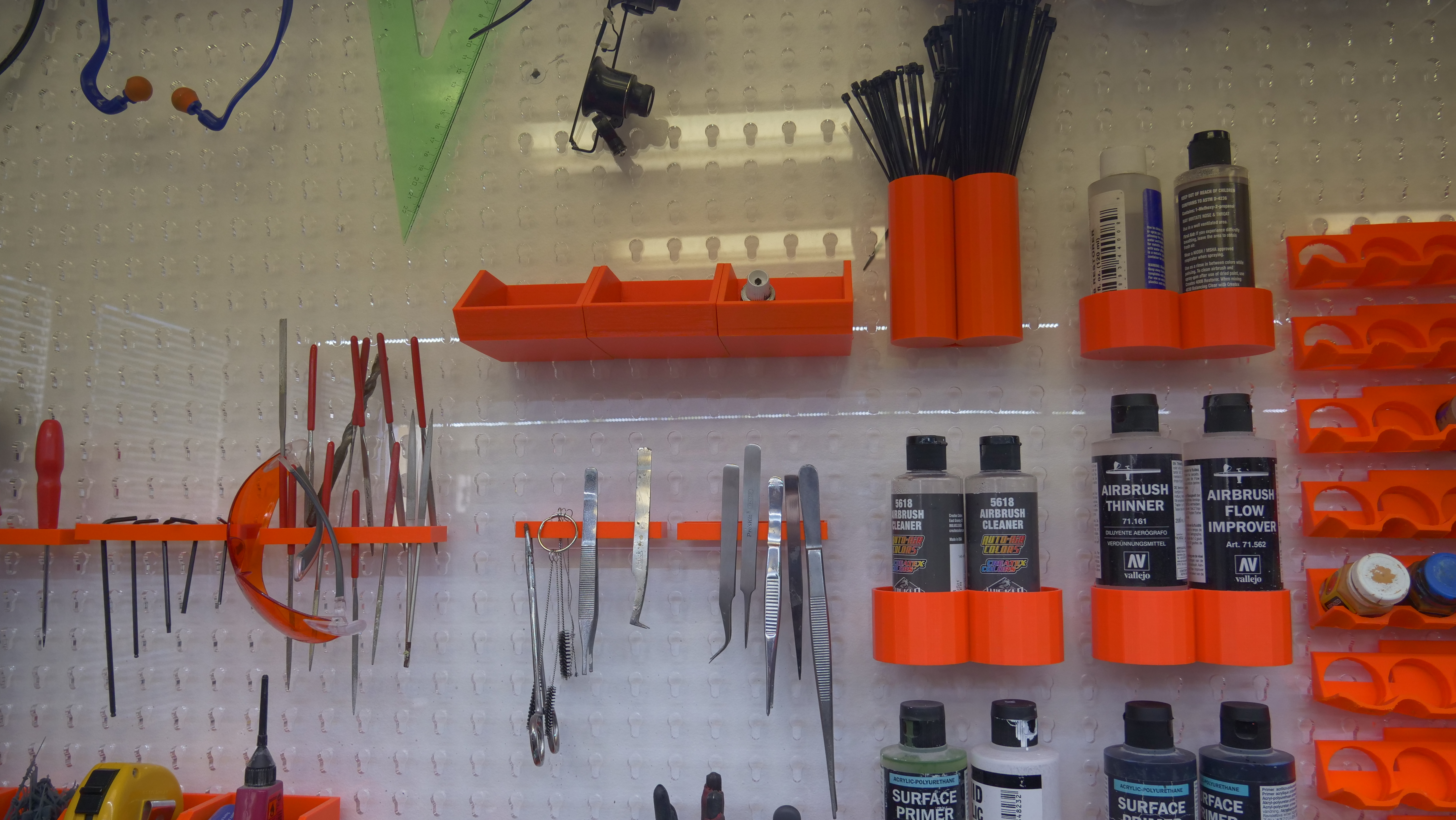 Miniatura 6 do modelo 3D Pegboard system hangers