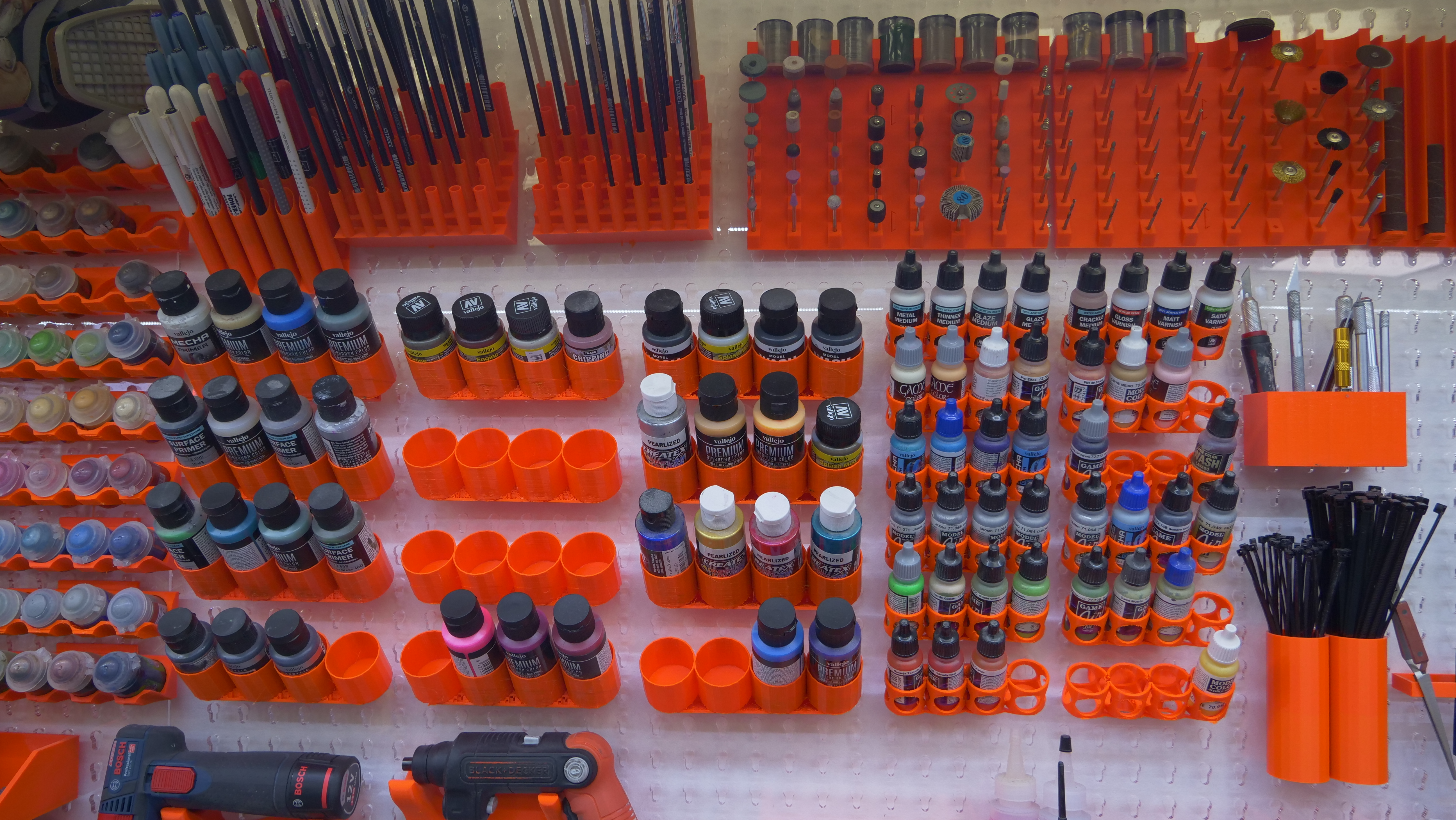 Miniatura 9 do modelo 3D Pegboard system hangers