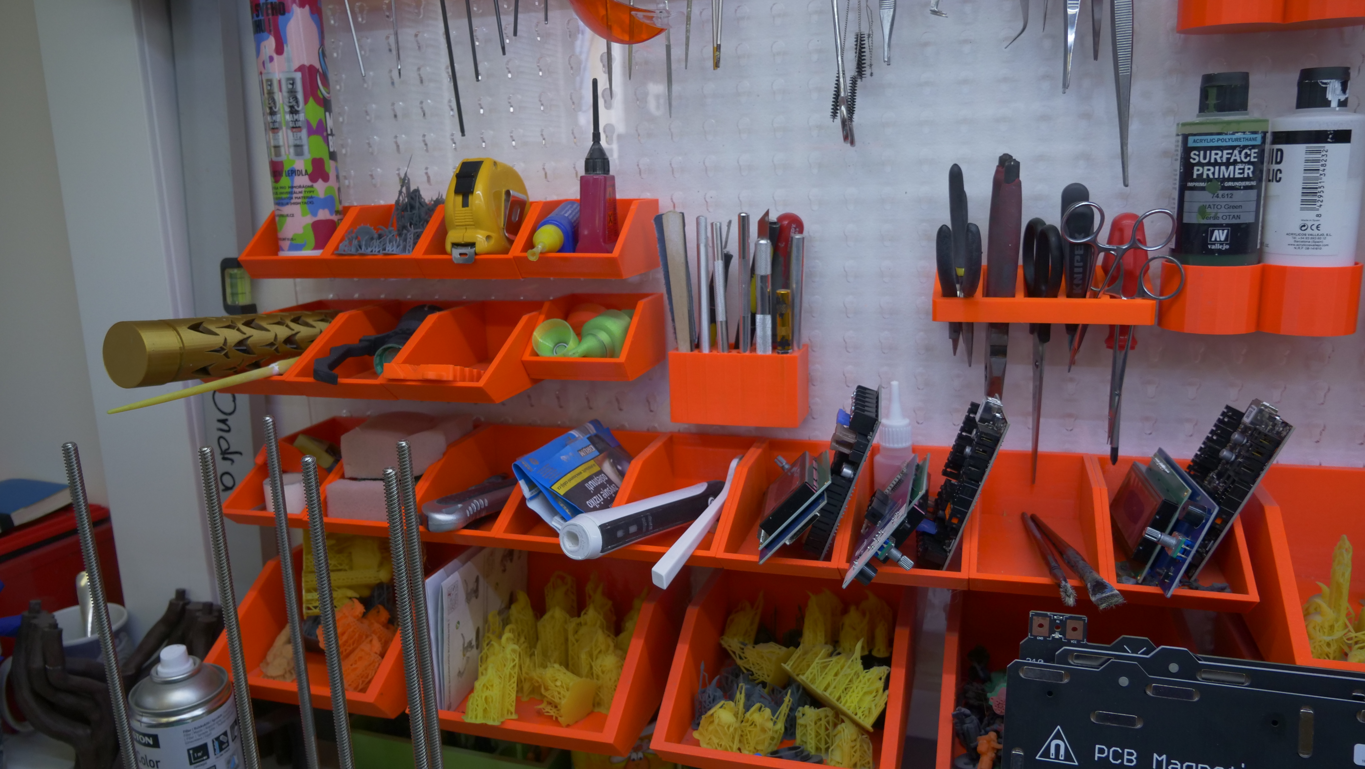 Miniatura 11 do modelo 3D Pegboard system hangers