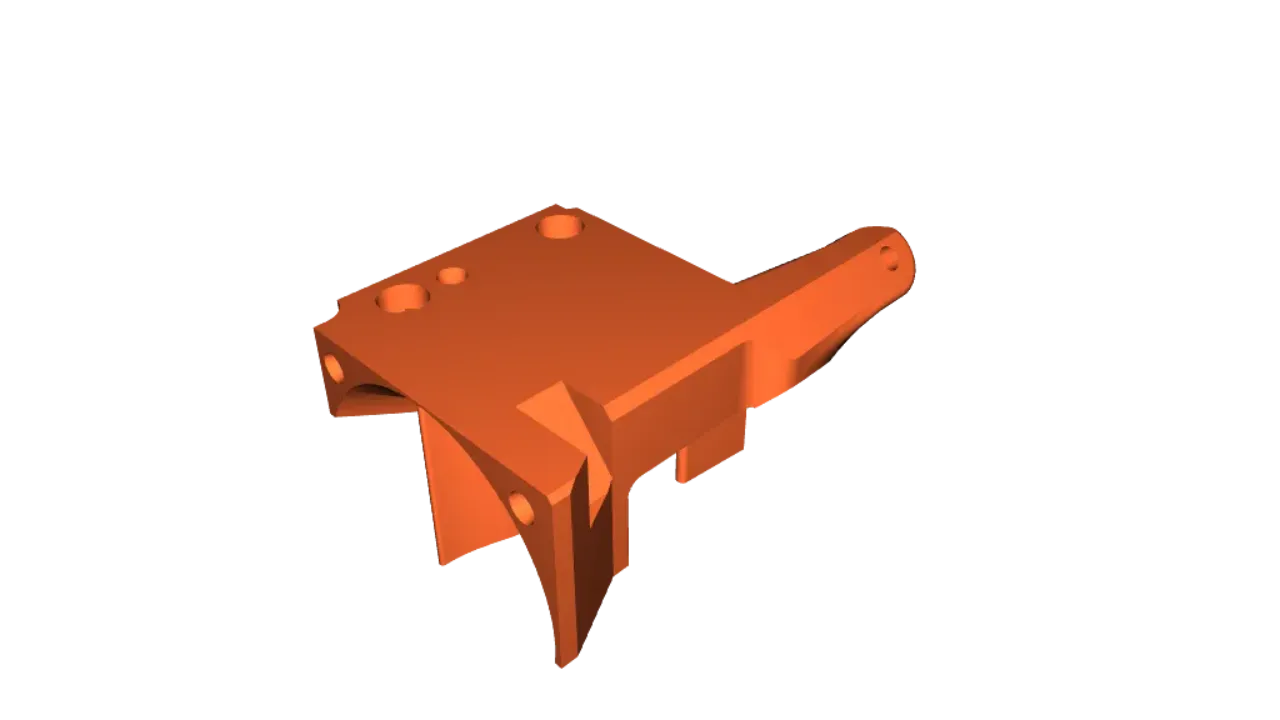 Mosquito & Mellow NF Crazy hotend mount for Prusa MK3S by András