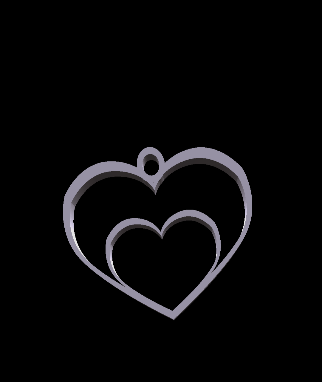 Heart earring