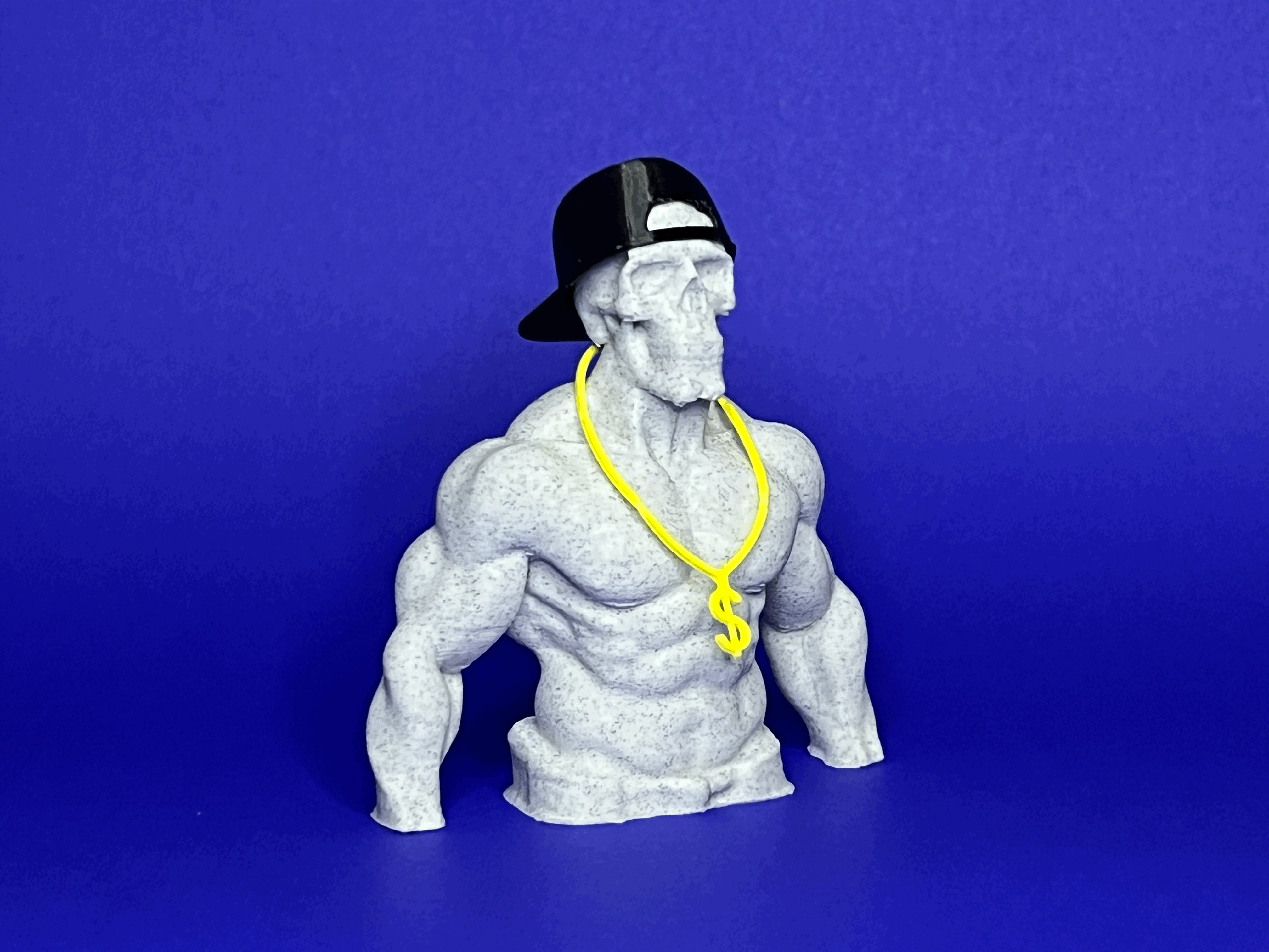 Miniatura 2 do modelo 3D Cool buddy in snapback