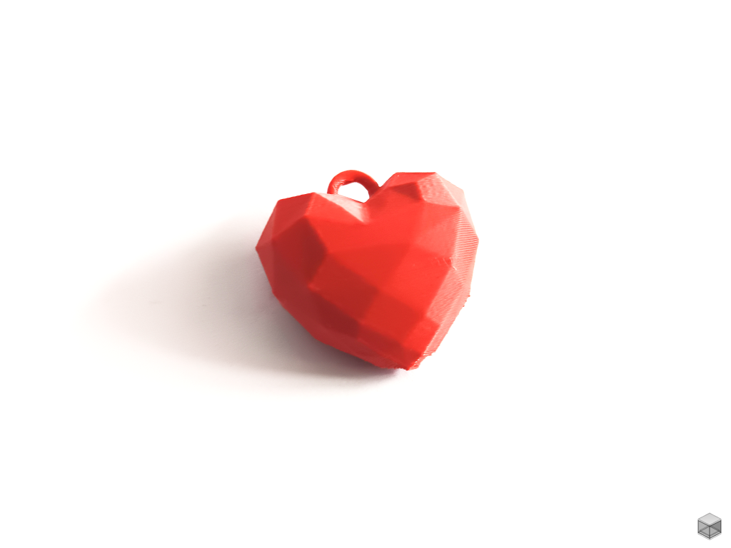 Miniatura 4 do modelo 3D Heart Set: Keychains