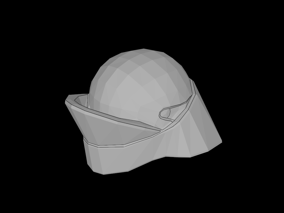 Lego Compatible (20908.dat) Minifig Headgear Helmet SW First Order Crew Member
