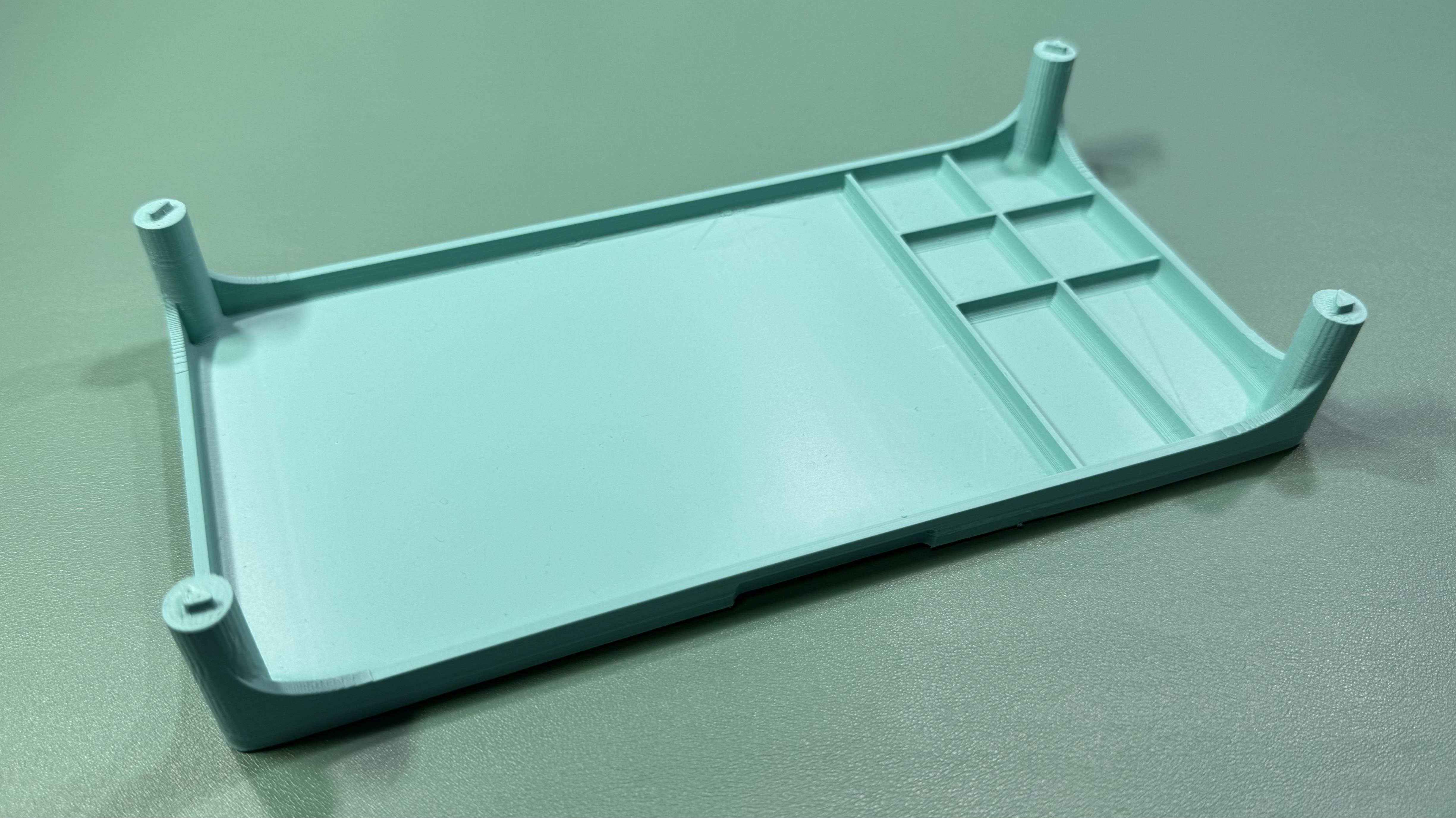 Miniatura 3 do modelo 3D Stackable parts tray