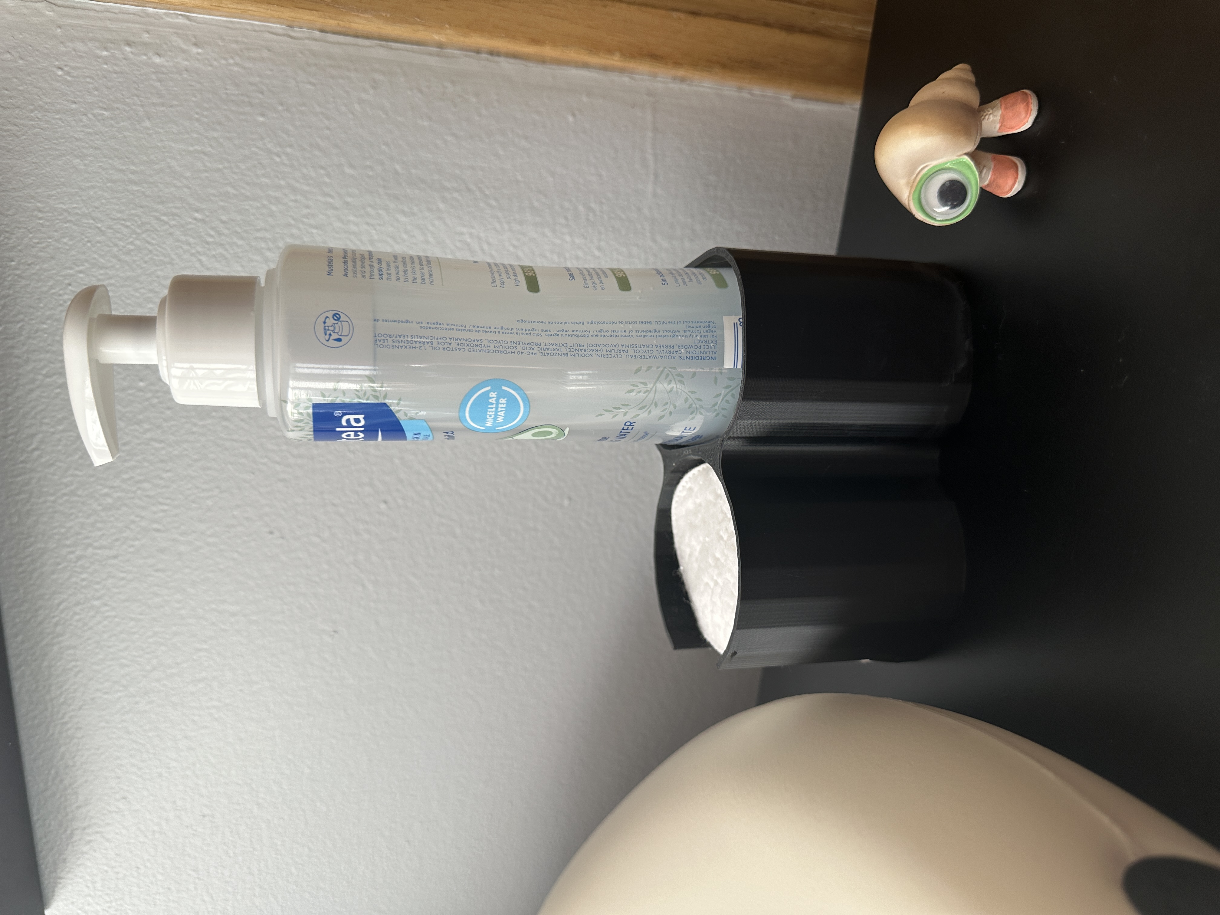 Mustela Micellar Water and Cotton Round Holder