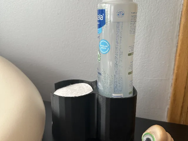 Mustela Micellar Water and Cotton Round Holder