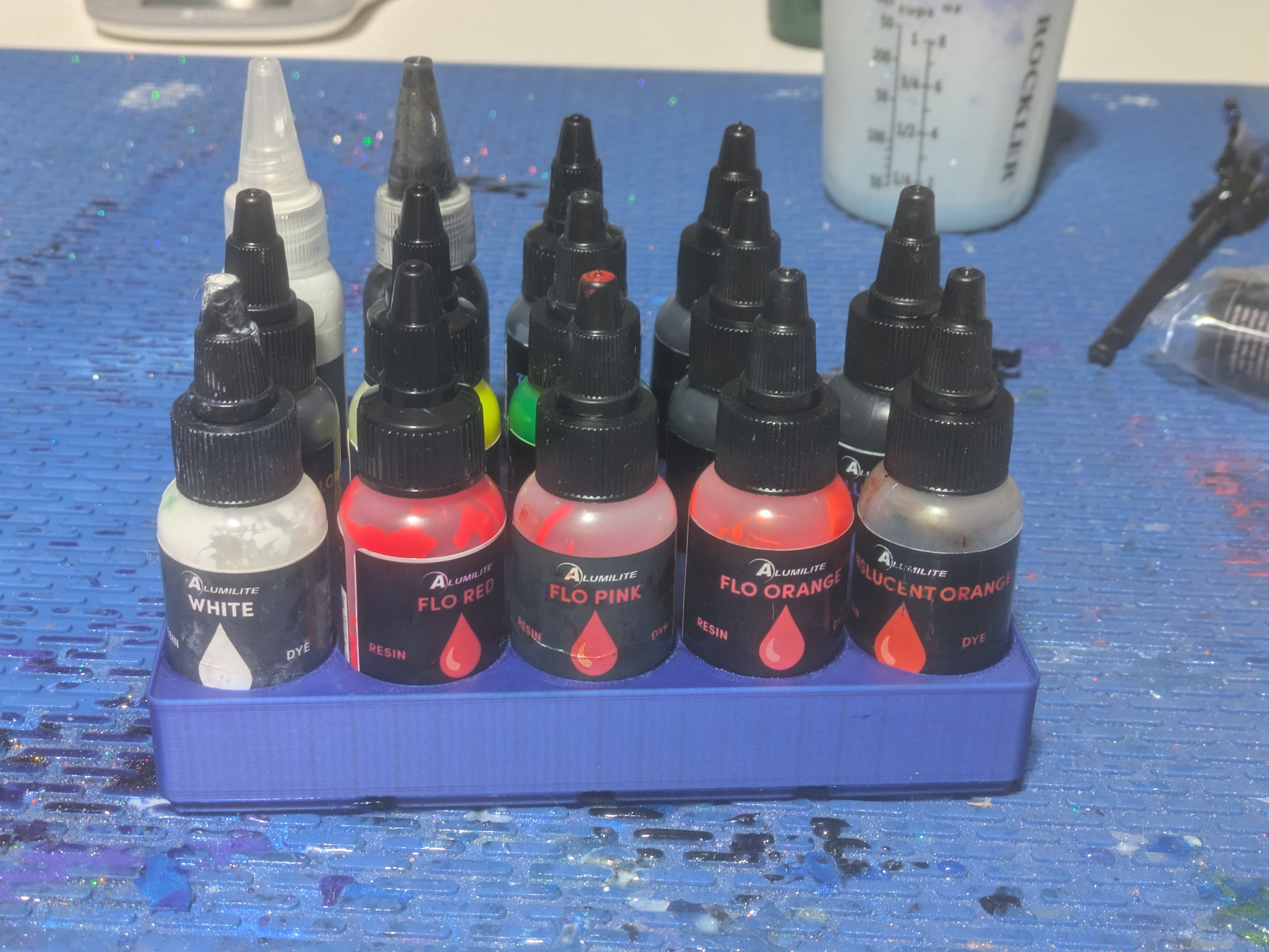 Gridfinity Alumilite Dye Holder