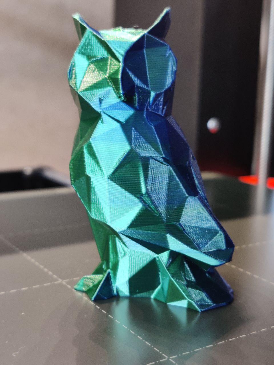Miniatura 2 do modelo 3D Low Poly Owl