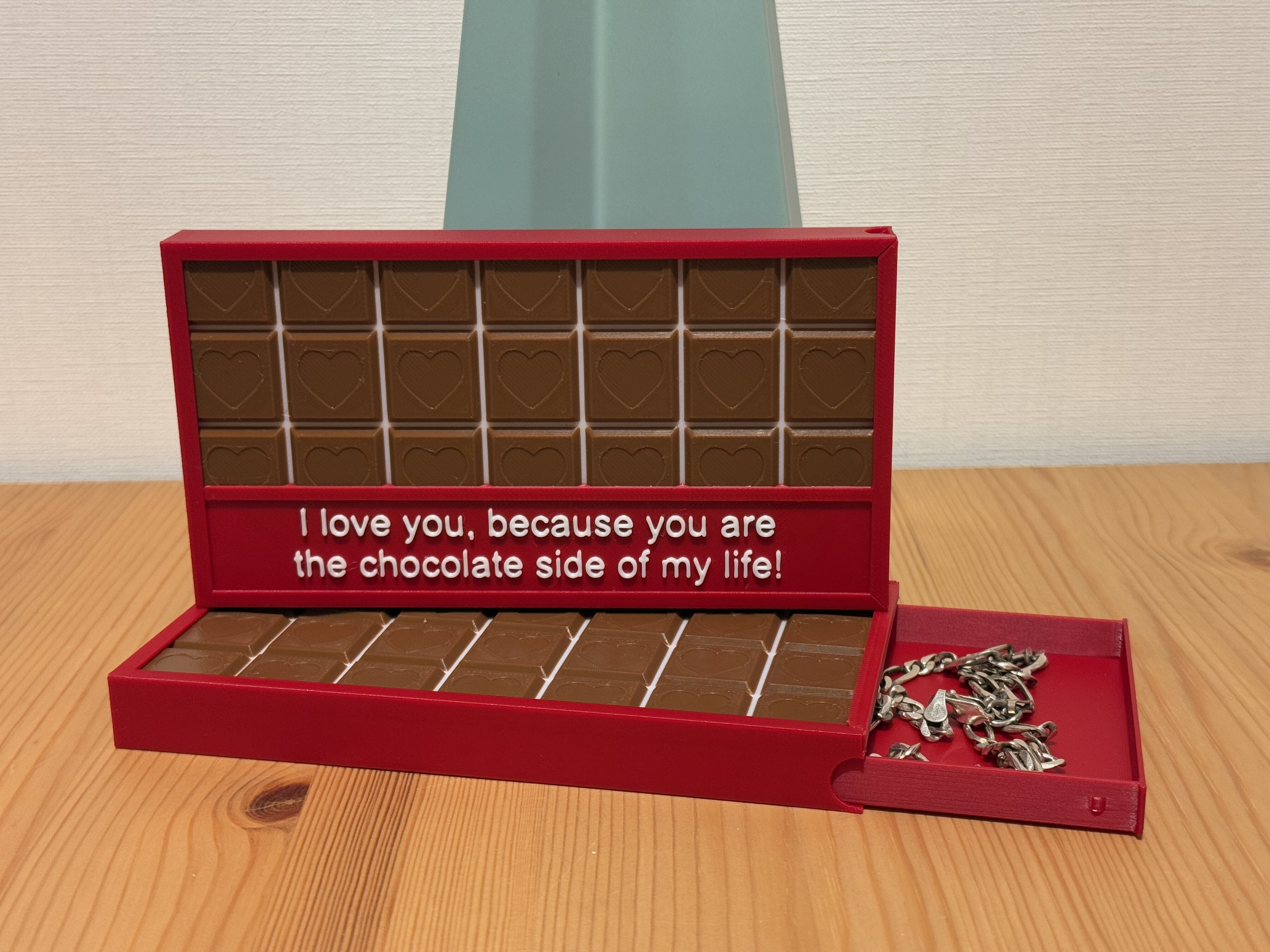 Valentines Gift Box - Chocolate Box Pattern