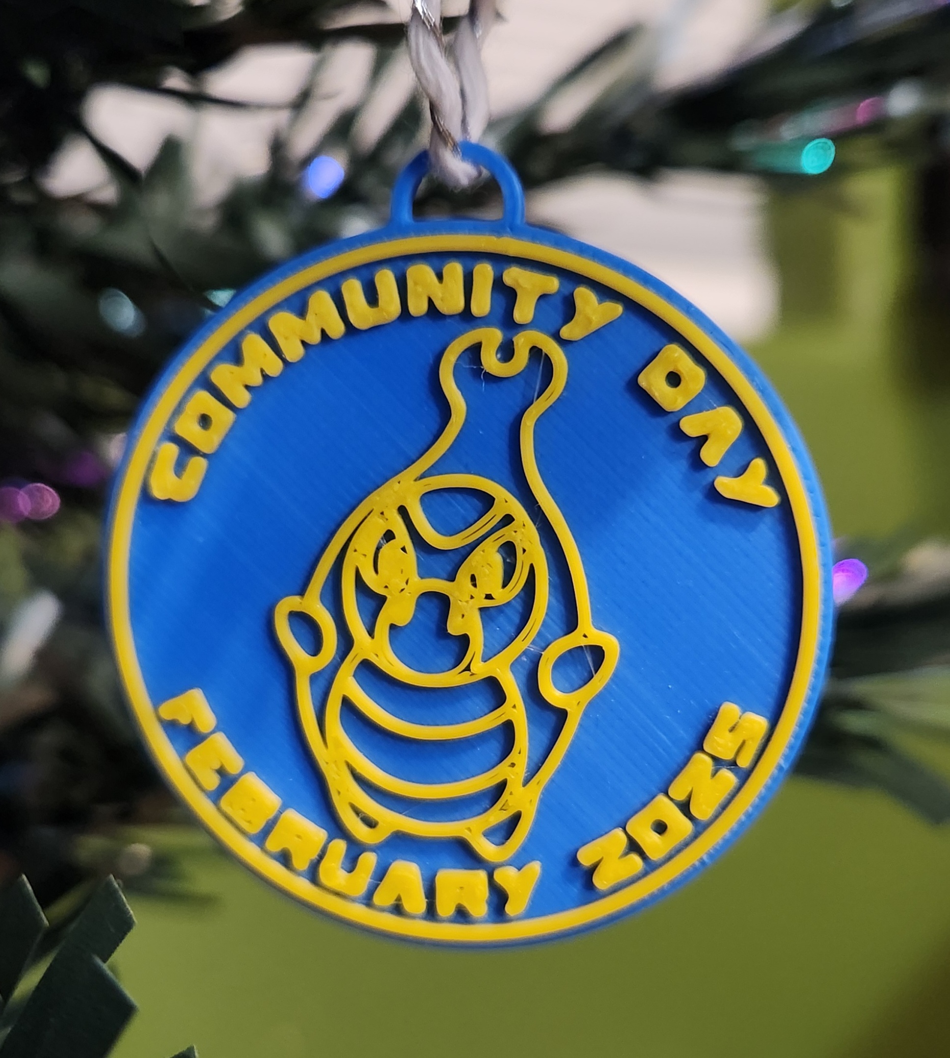 Pokemon Go Community Day #98 coin - Karrablast Ornament