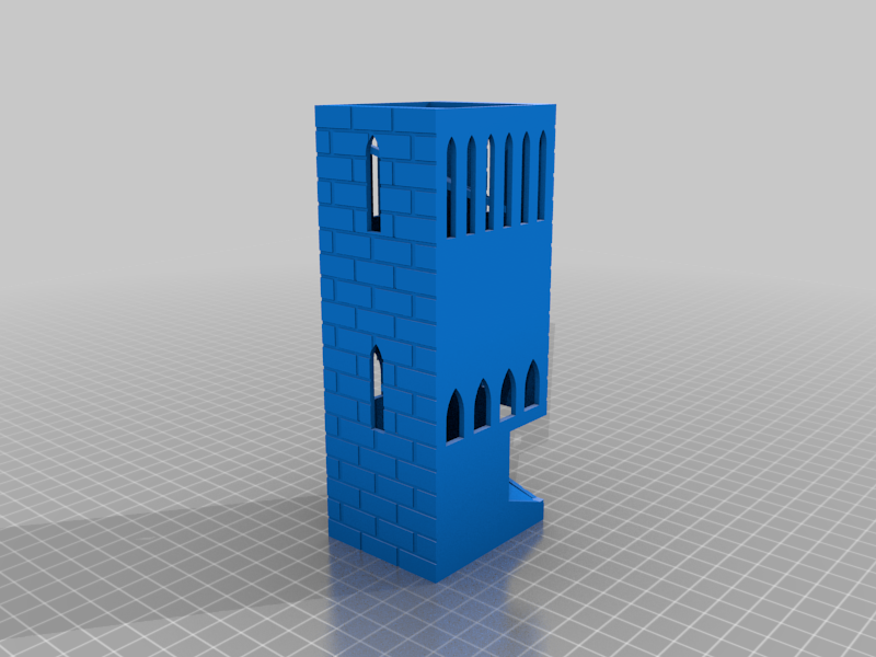 Miniatura 9 do modelo 3D Dice Tower - Customizable!