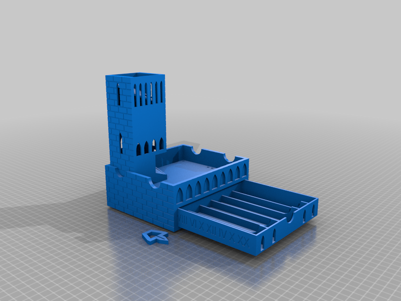 Miniatura 8 do modelo 3D Dice Tower - Customizable!
