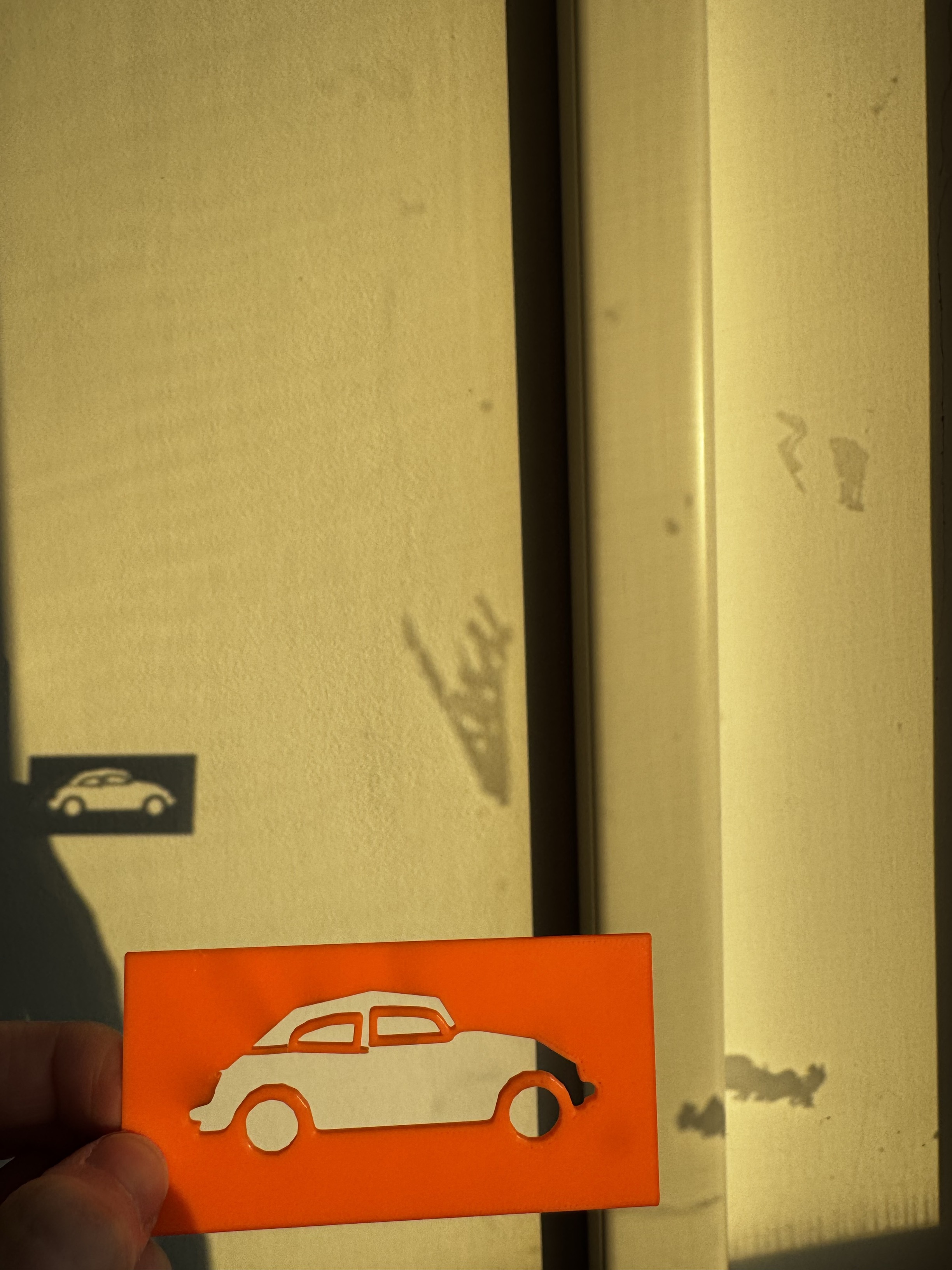 Shadow card - car