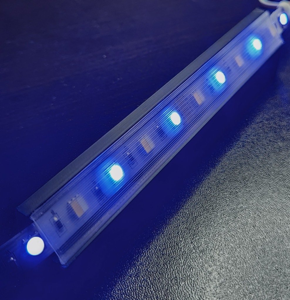 LED Mount and Diffuser, 45Deg