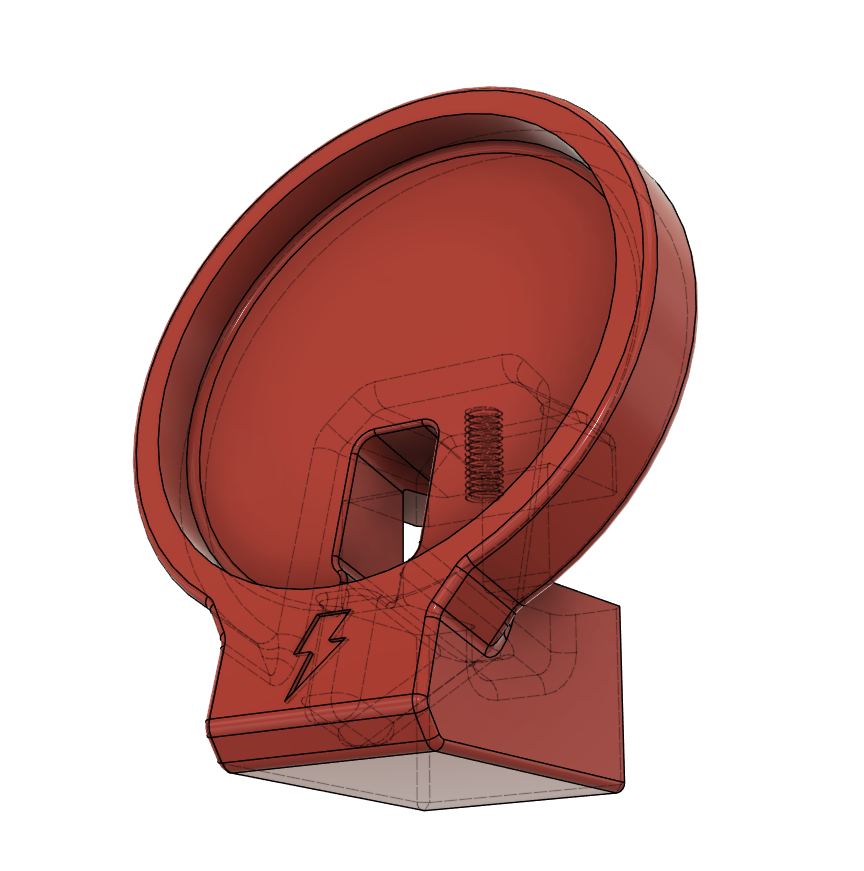 MAG SAFE mount for half inch desk organizer.