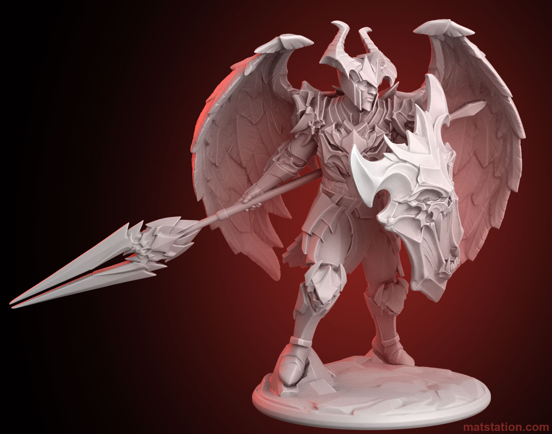 Devil knight by MatStation | Download free STL model | Printables.com